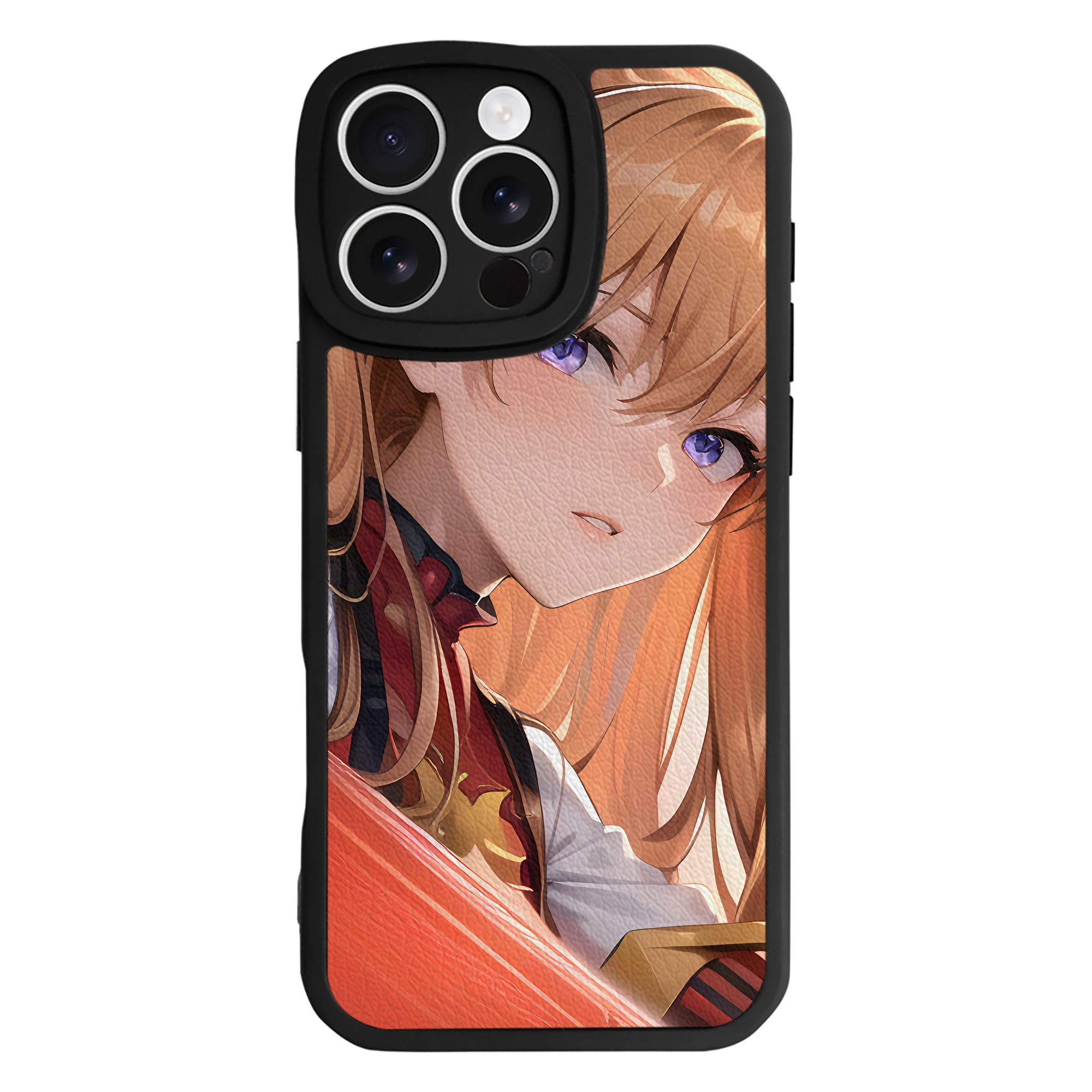 （画像用） EVA 新世紀エヴァンゲリオン 【iPhone 16シリーズ対応】シリコンスマホケース（レザー調） 材質：シリコン